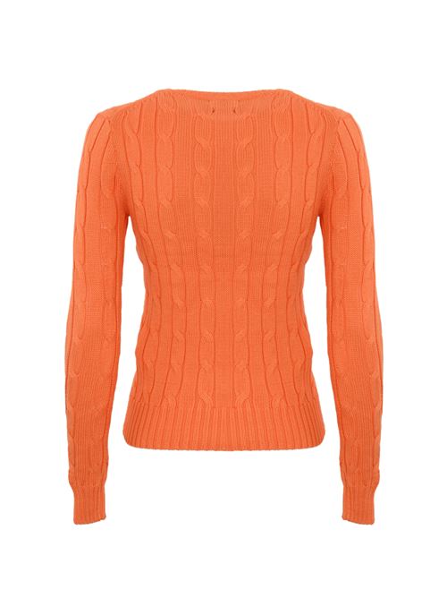 Maglione a trecce con logo Orange POLO RALPH LAUREN | 211891640008